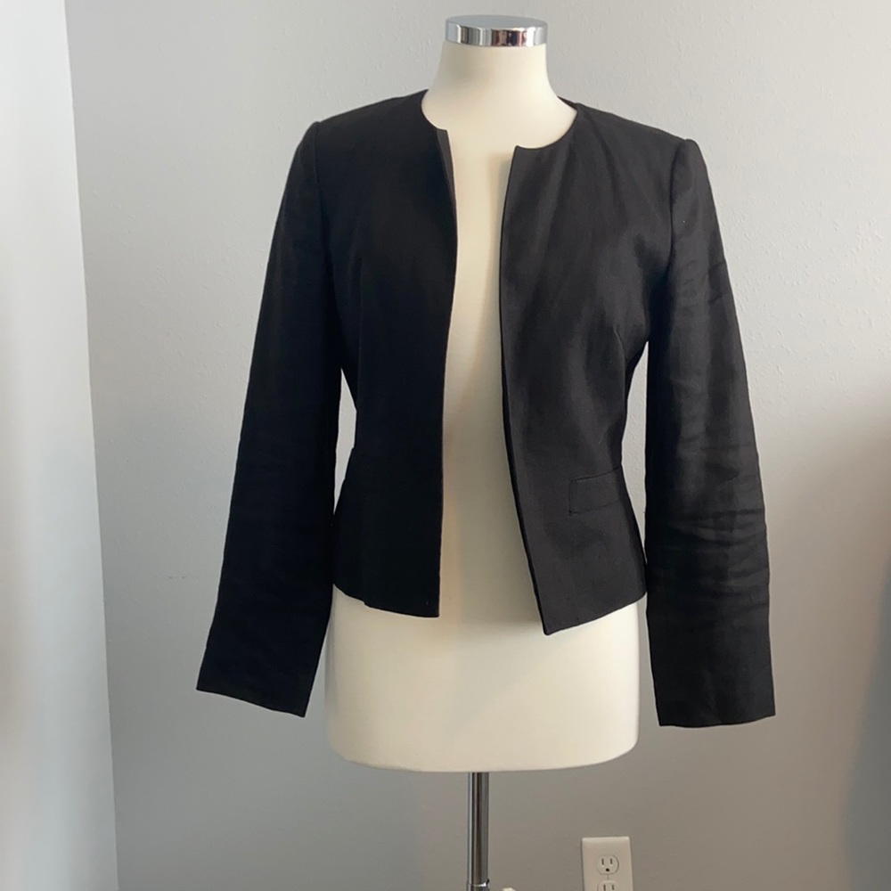 Black Linen suit jacket